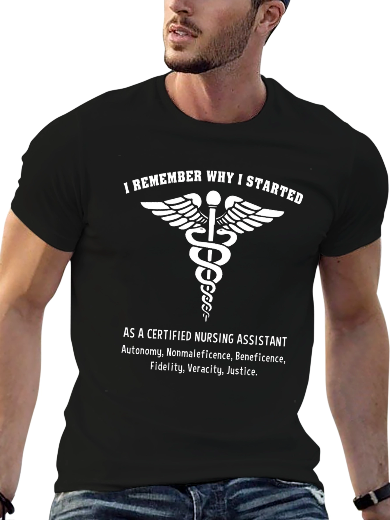 Certified Nursing Assistant T-Shirt - Medical Symbol