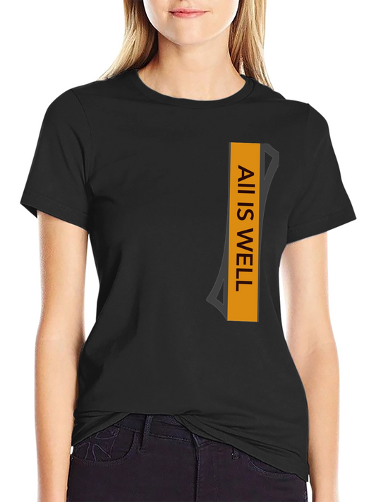 All is Well Graphic Tee - Mens Black T-Shirt