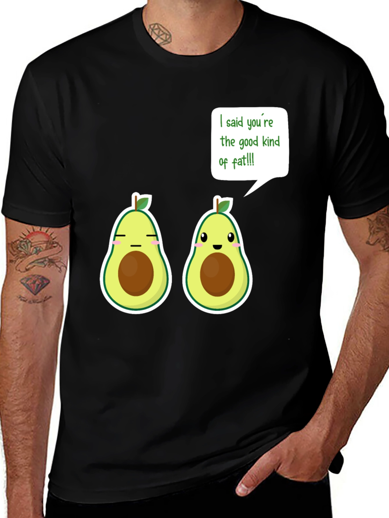 Avocado T-Shirt Good Kind of Fat Cute Graphic