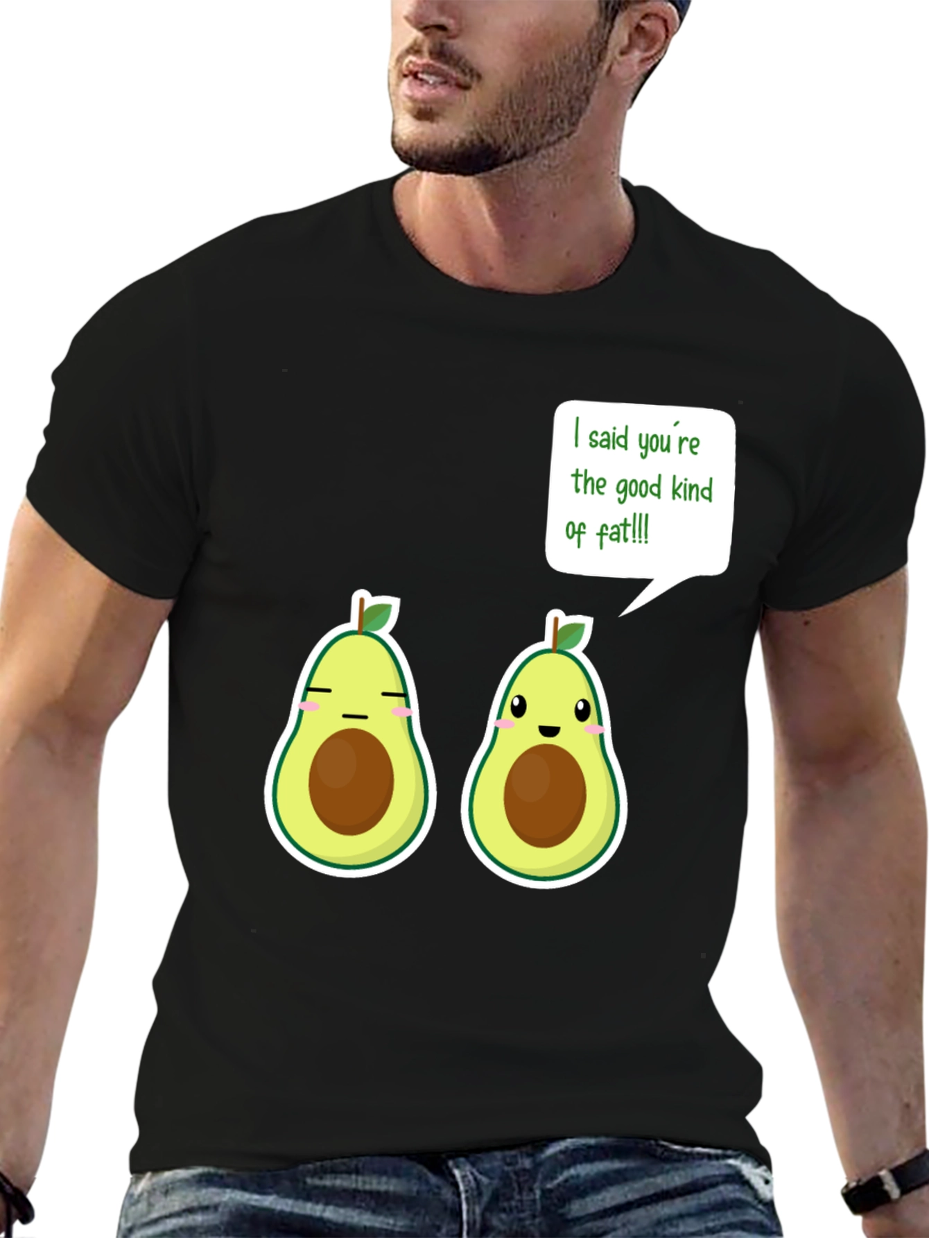 Avocado T-Shirt Good Kind of Fat Cute Graphic