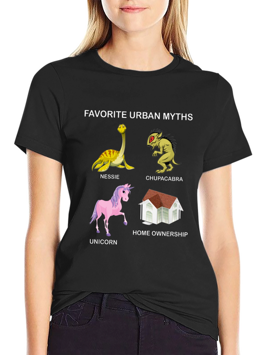 Urban Myths Graphic T-Shirt - Nessie Unicorn and More!