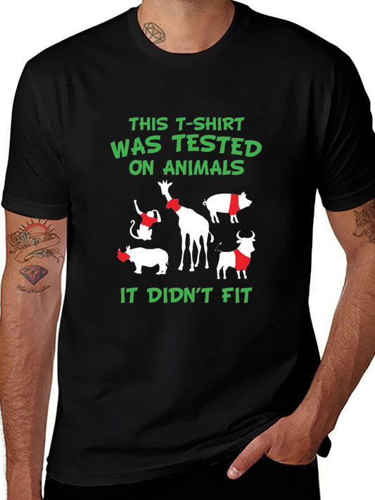 Animal Tested T-Shirt - Funny Vegan Tee