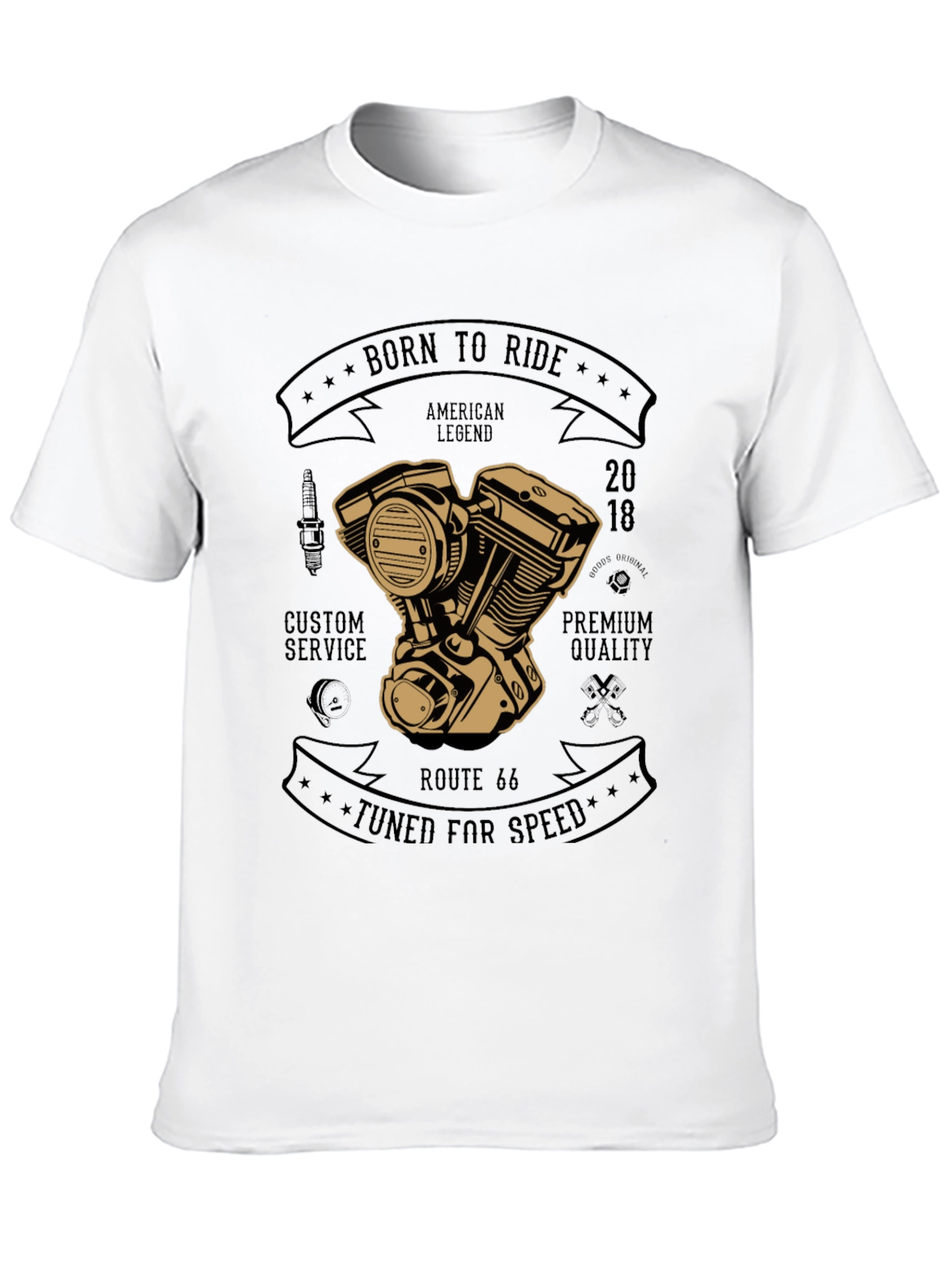 Born to Ride Motorcycle T-Shirt
