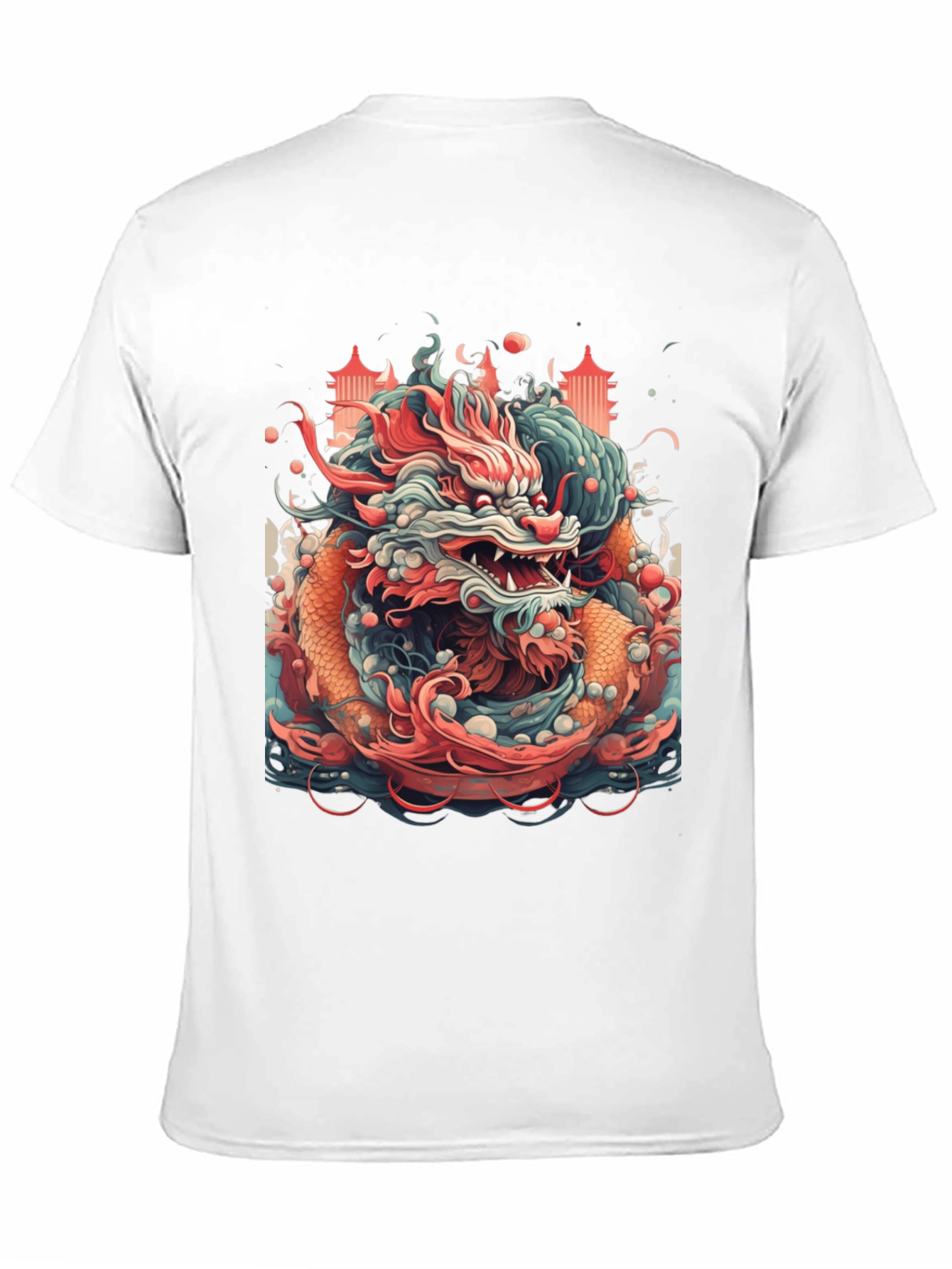 Dragon Graphic T-Shirt - Bold Asian Design