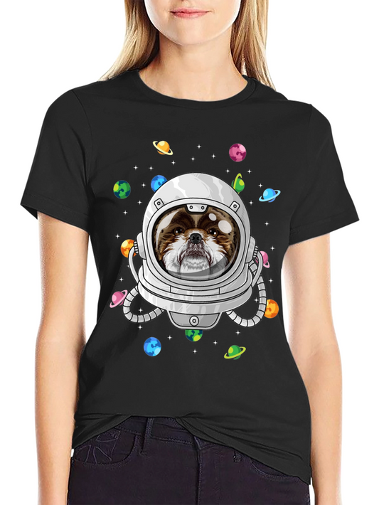 Dog Astronaut T-Shirt - Space Pet Design
