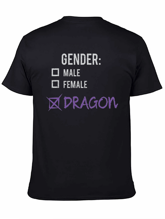 Gender Dragon T-Shirt - Novelty Tee