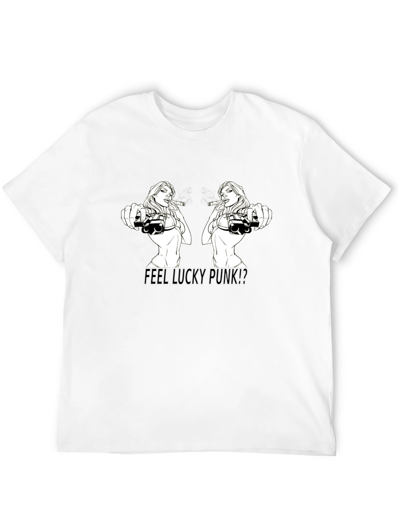 Feel Lucky Punk Graphic T-Shirt