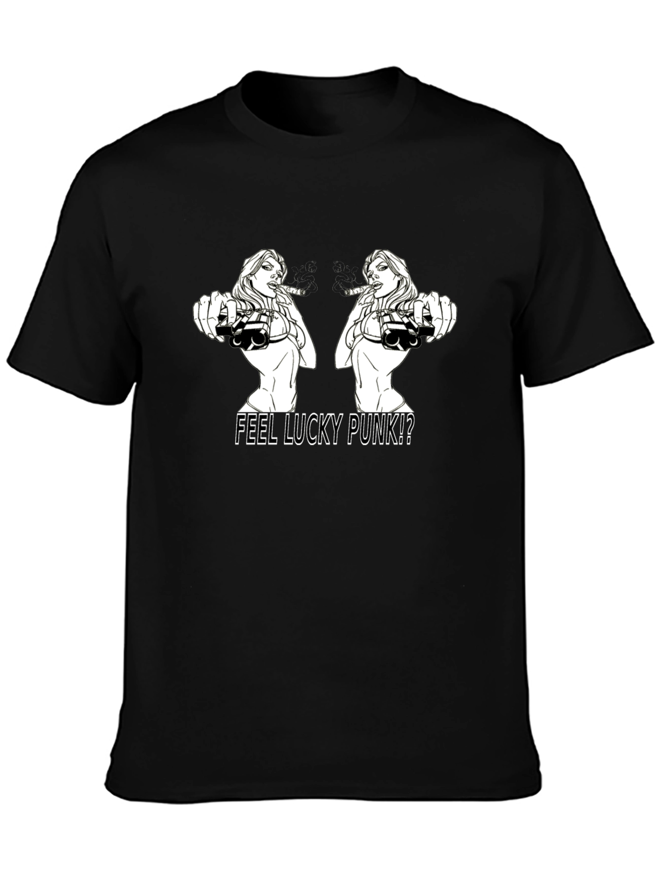 Feel Lucky Punk Graphic T-Shirt