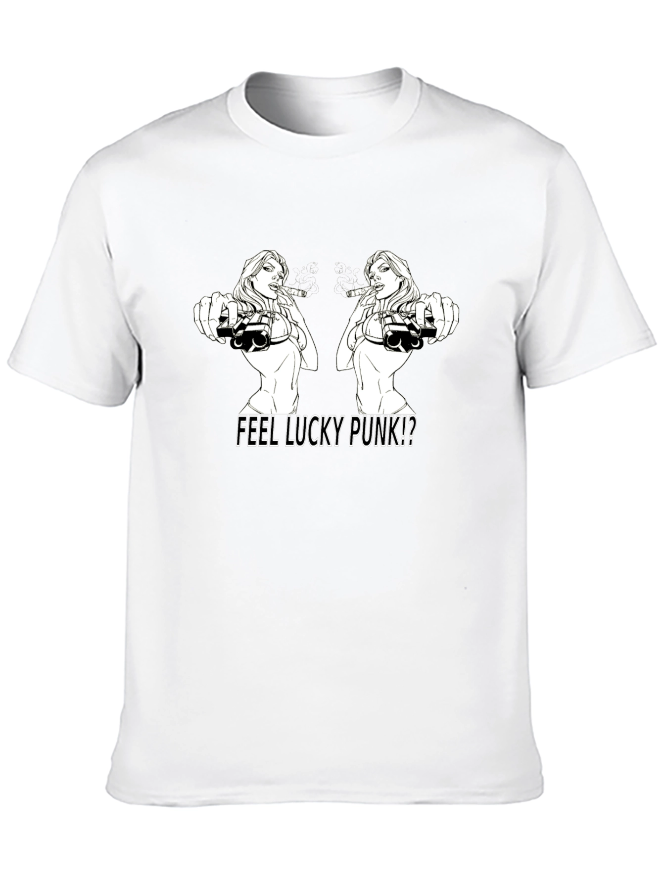 Feel Lucky Punk Graphic T-Shirt