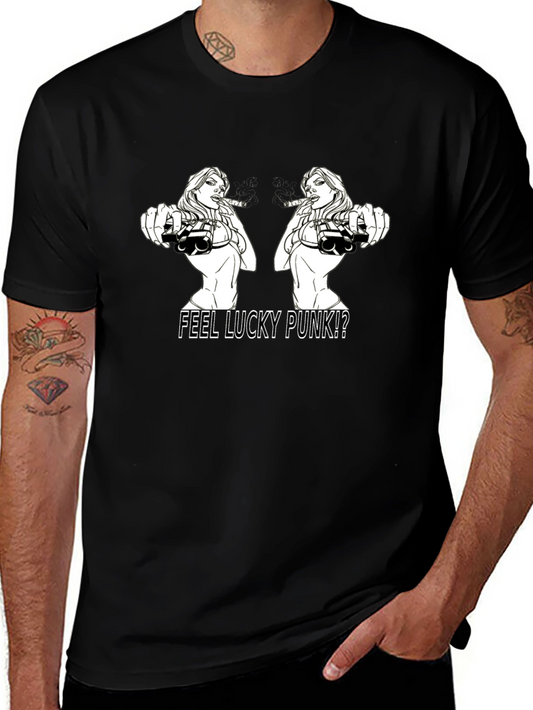 Feel Lucky Punk Graphic T-Shirt