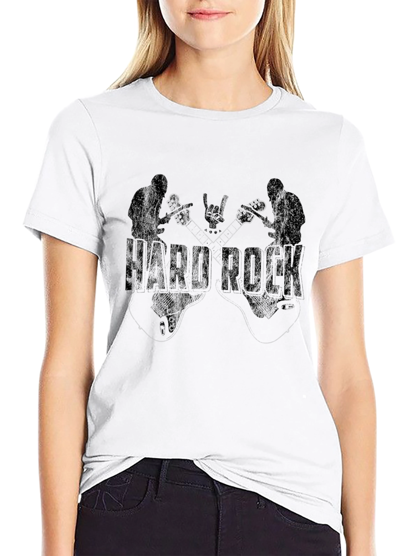 Hard Rock Guitar Graphic T-Shirt