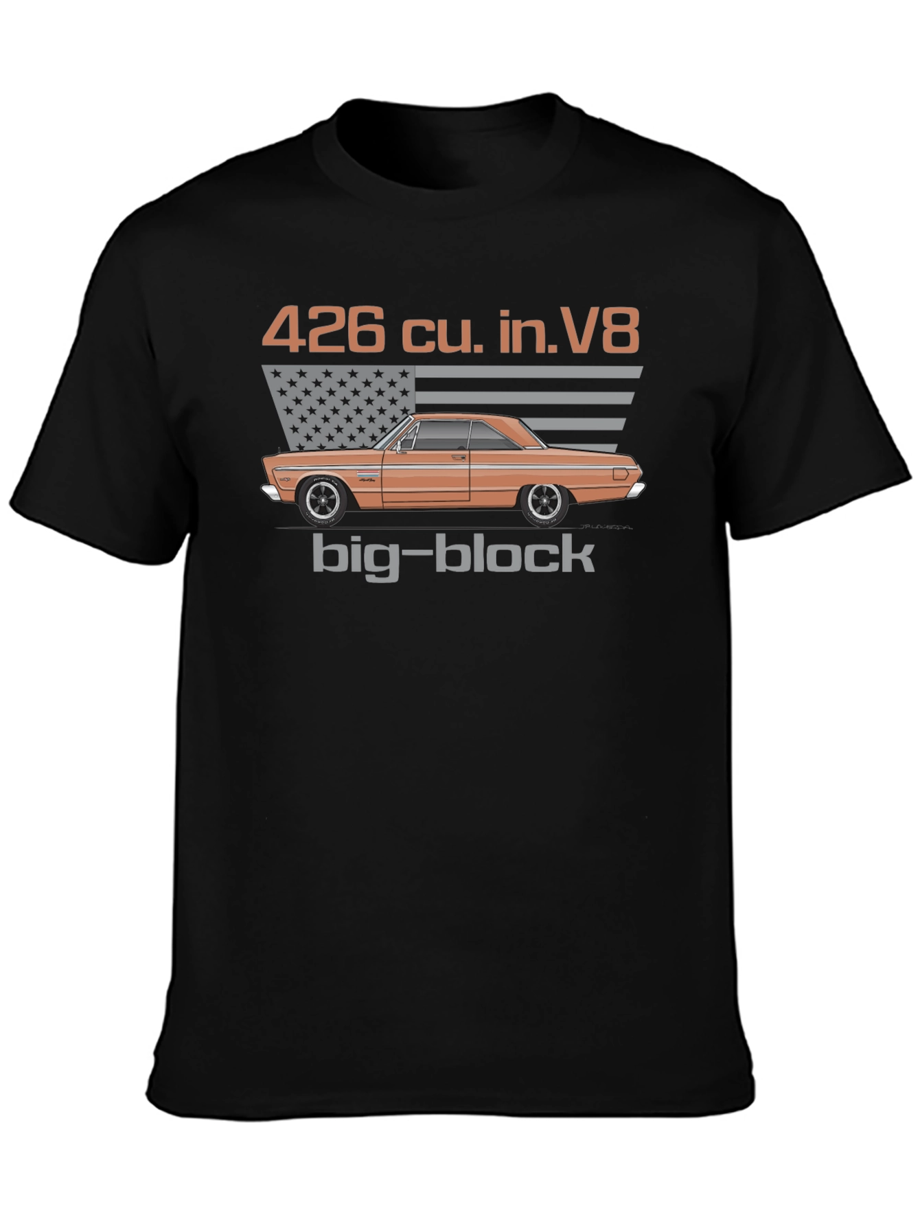 426 Big Block V8 Car Graphic T-Shirt