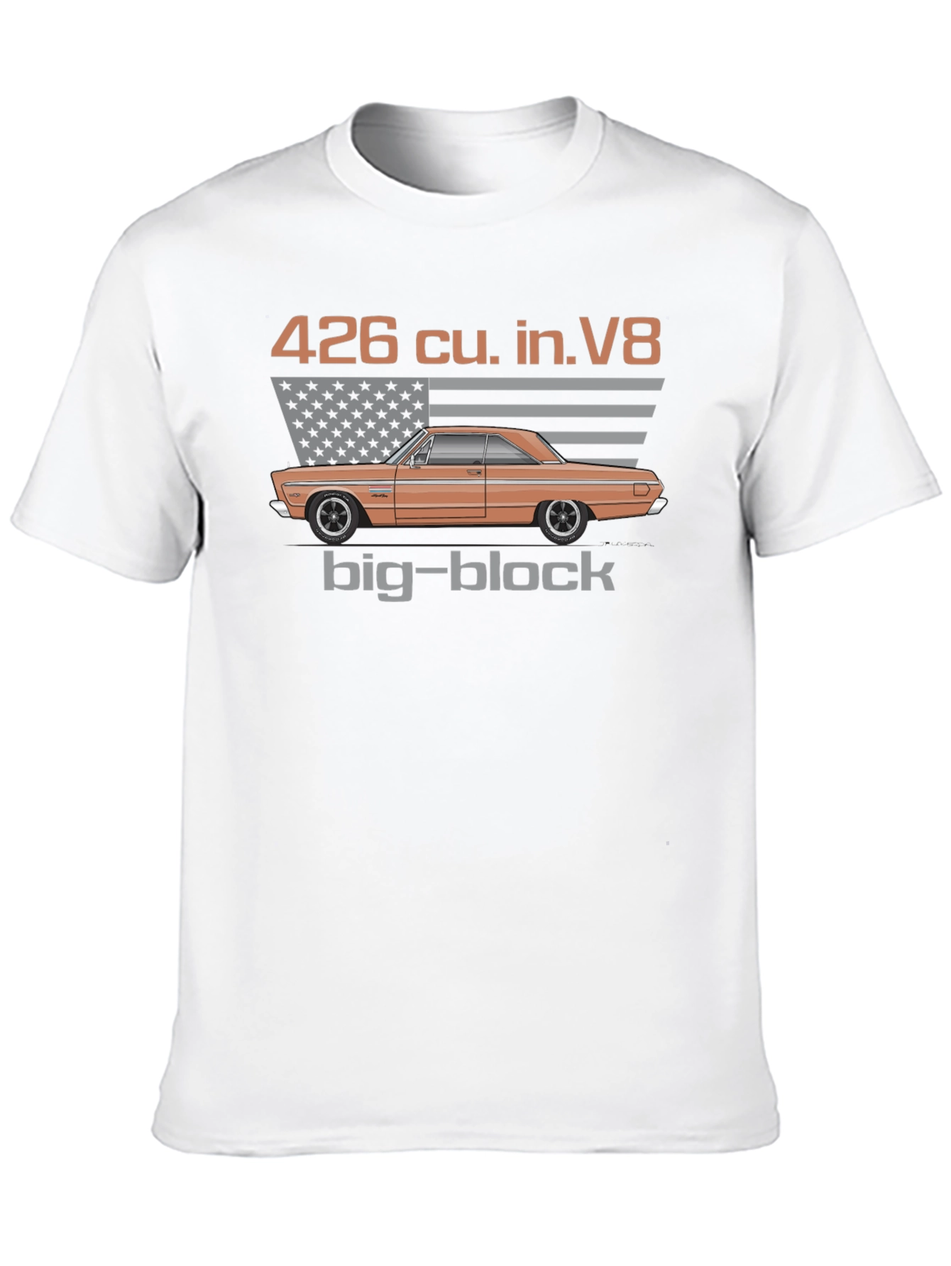 426 Big Block V8 Car Graphic T-Shirt