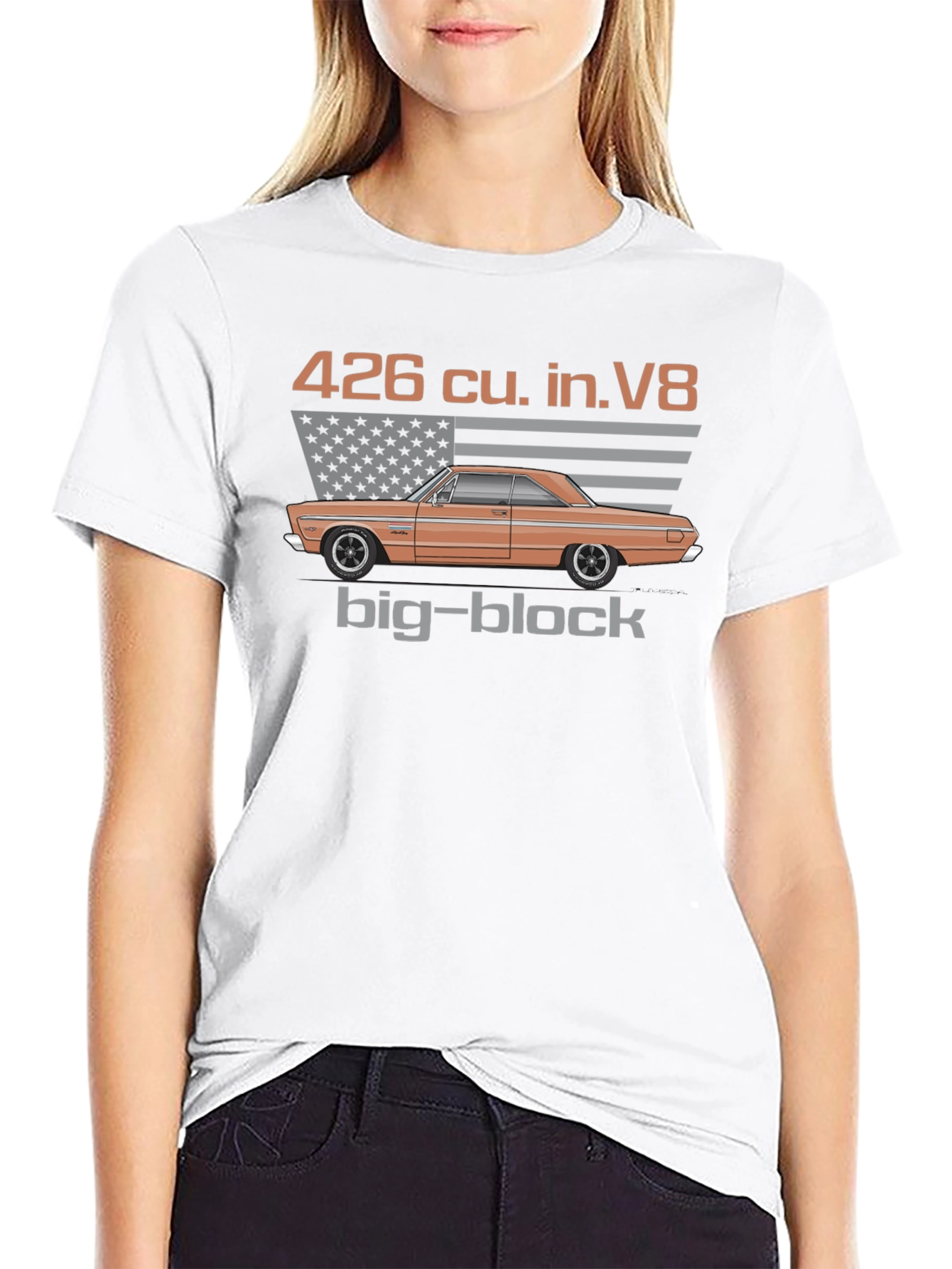 426 Big Block V8 Car Graphic T-Shirt