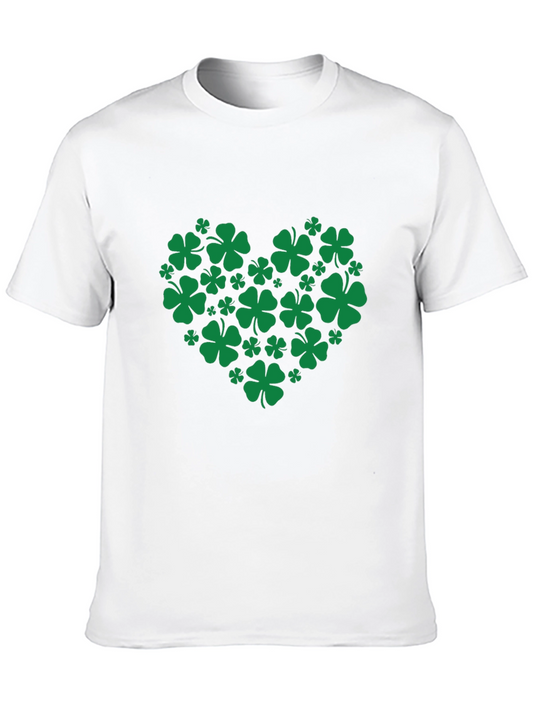 Lucky Clover Heart Graphic Tee - St. Patricks Day Shirt