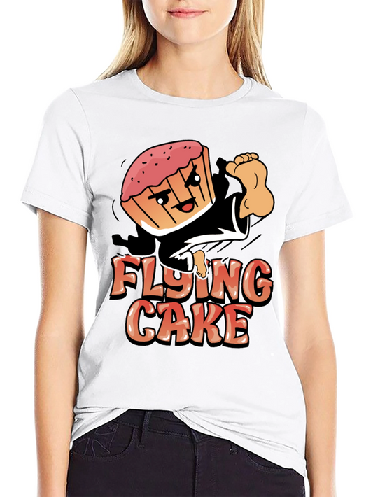 Flying Cake Karate T-Shirt