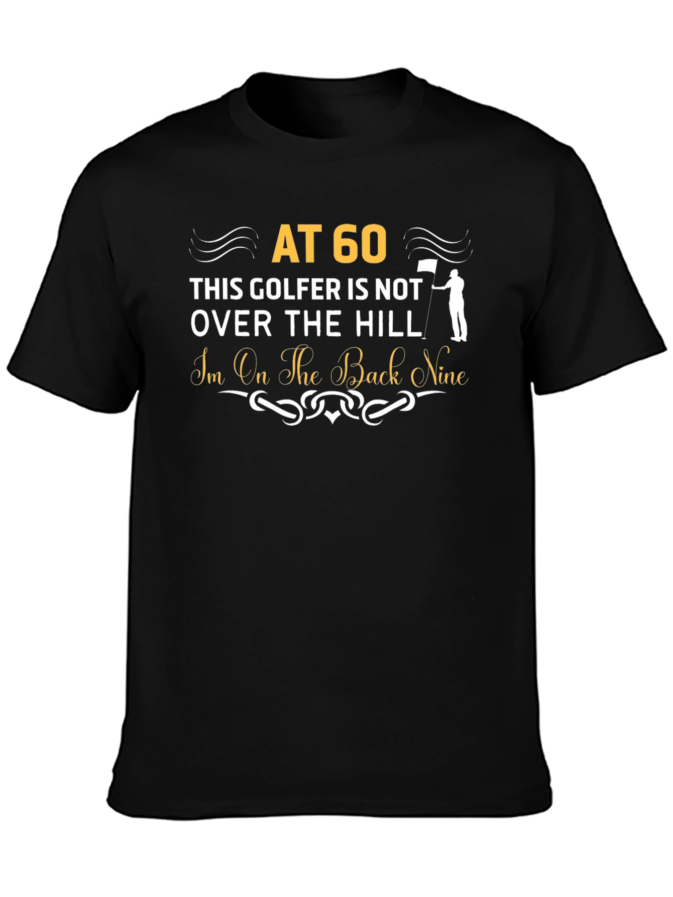 60th Birthday Golfer T-Shirt: Back Nine