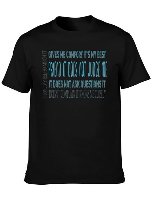 Best Friend Bed T-Shirt - Comfort & Humor