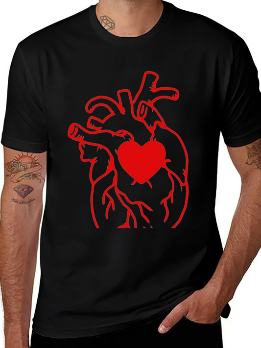 Anatomical Heart & Love T-Shirt - Valentines Day Gift