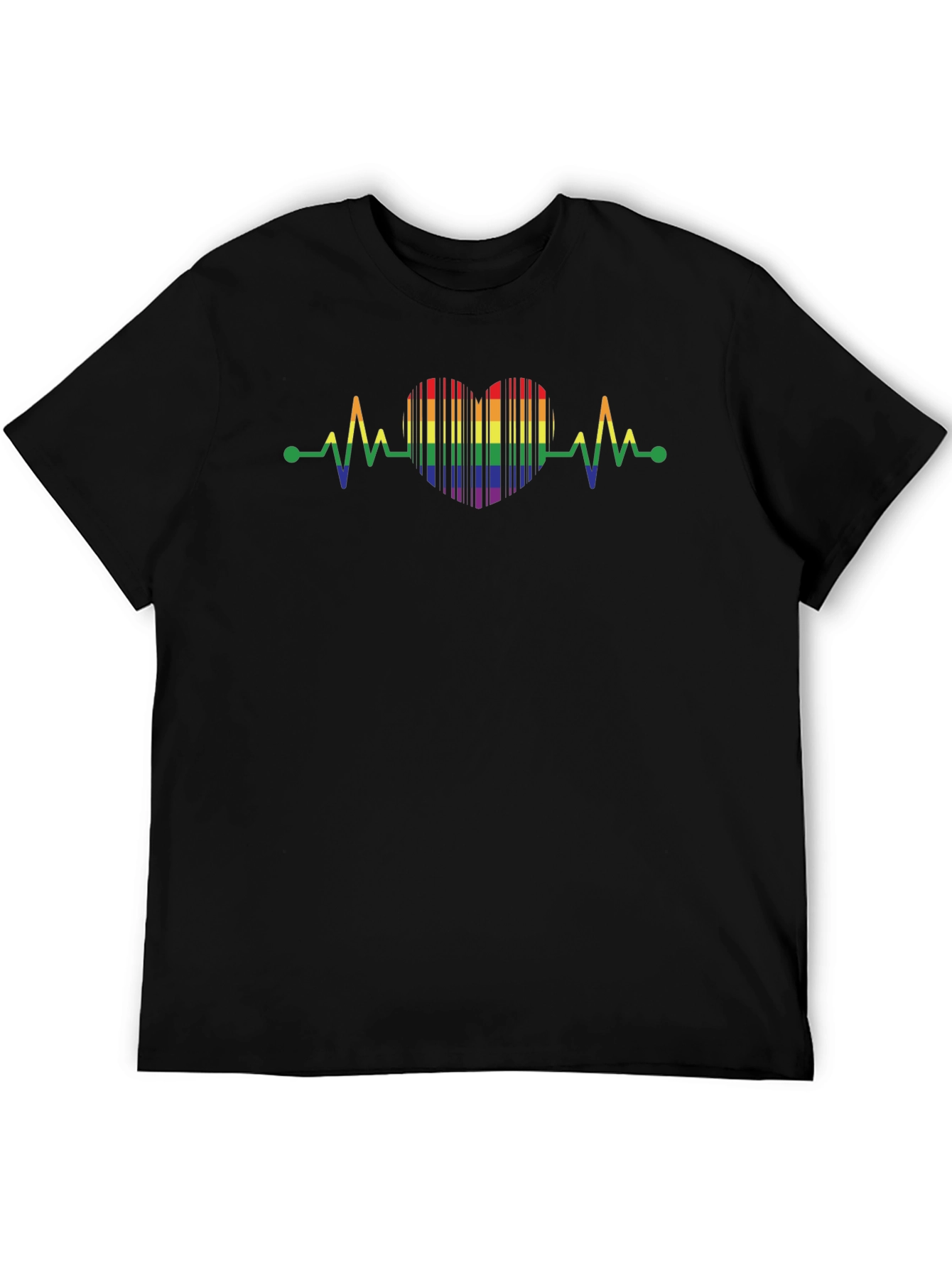 LGBTQ+ Heartbeat Pride T-Shirt