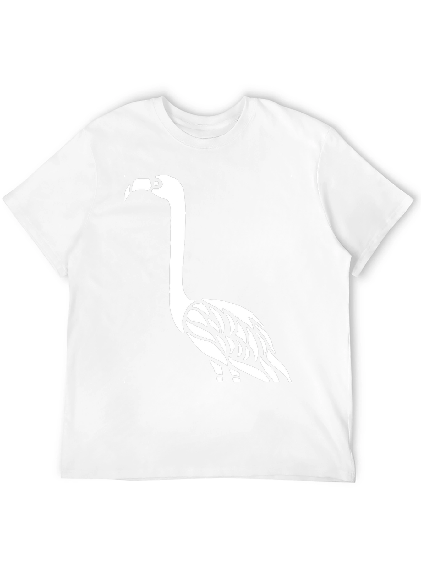 Flamingo Graphic Tee - Trendy Black Cotton Shirt