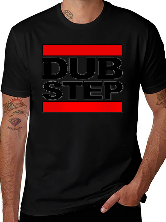 Dubstep Graphic Tee - Bold Black T-Shirt
