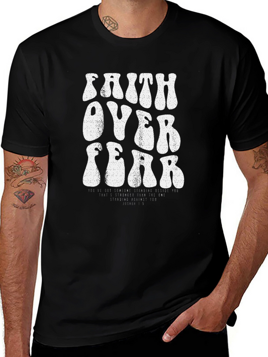 Faith Over Fear Graphic Tee - Unisex Black T-Shirt