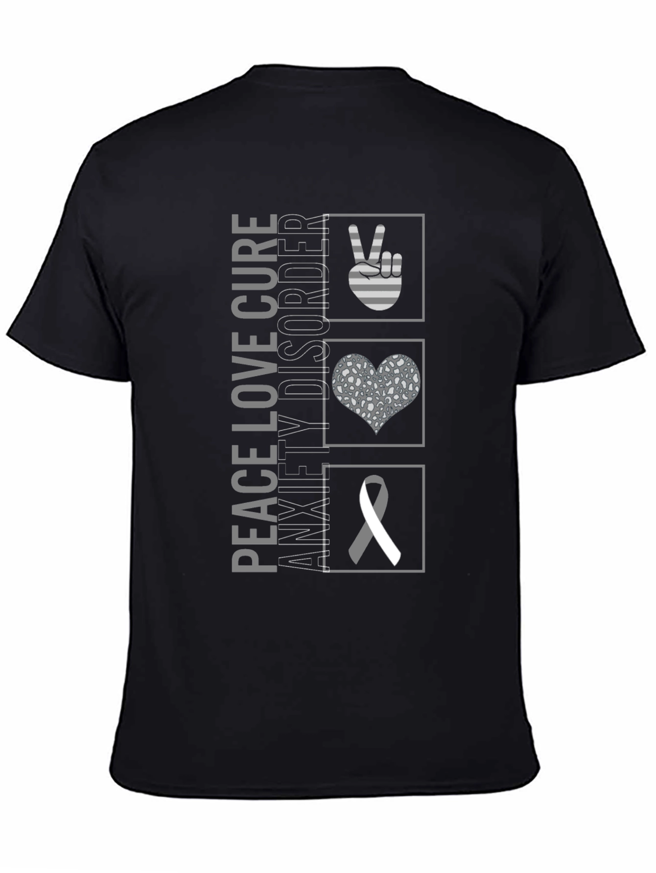 Peace Love Cure Anxiety Disorder T-Shirt