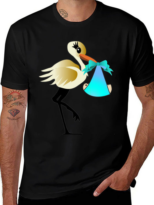 Stork Delivery Graphic T-Shirt