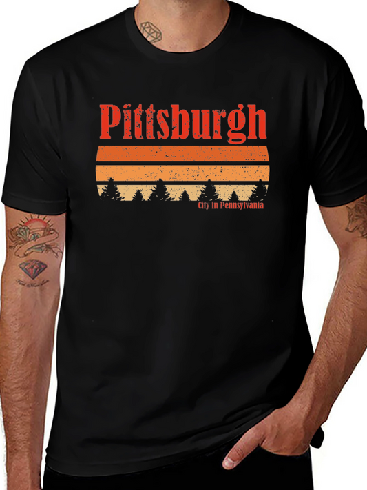 Pittsburgh Retro Graphic T-Shirt