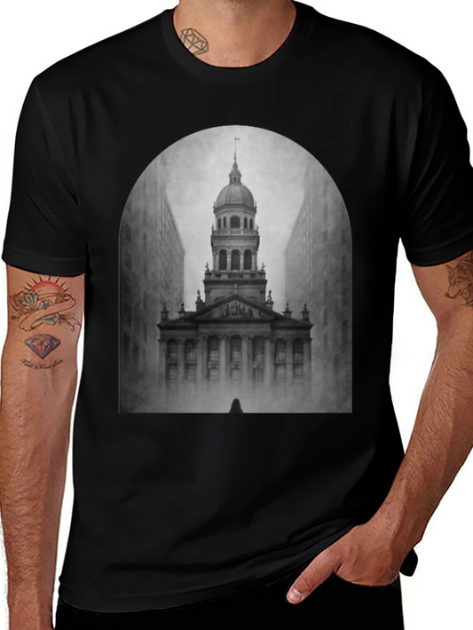 Architectural T-Shirt: Gothic Building Design
