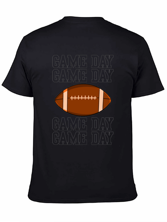 Game Day Football Graphic Tee - Black
