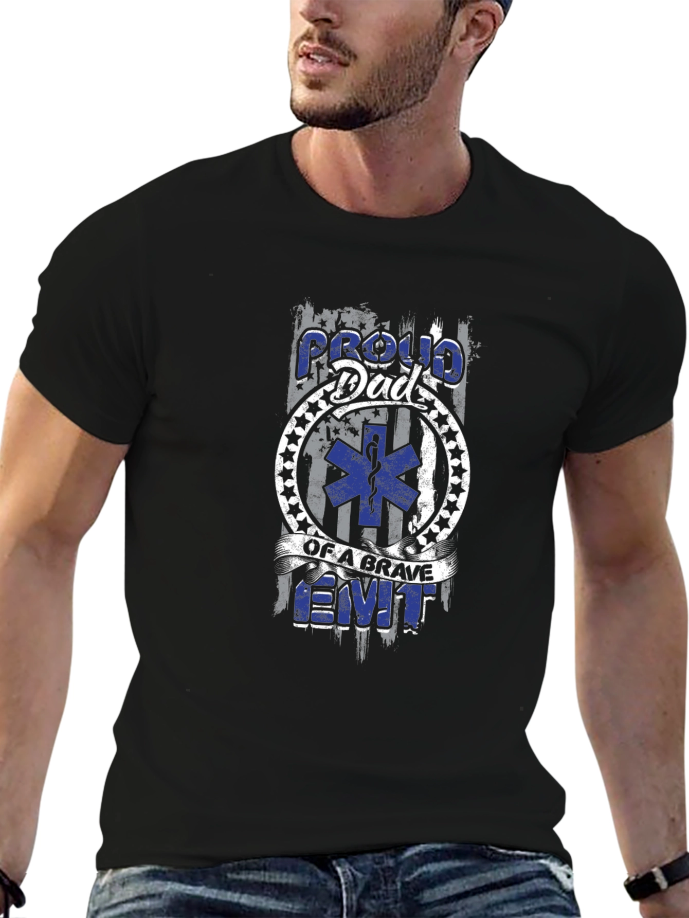 Proud Dad of a Brave EMT T-Shirt