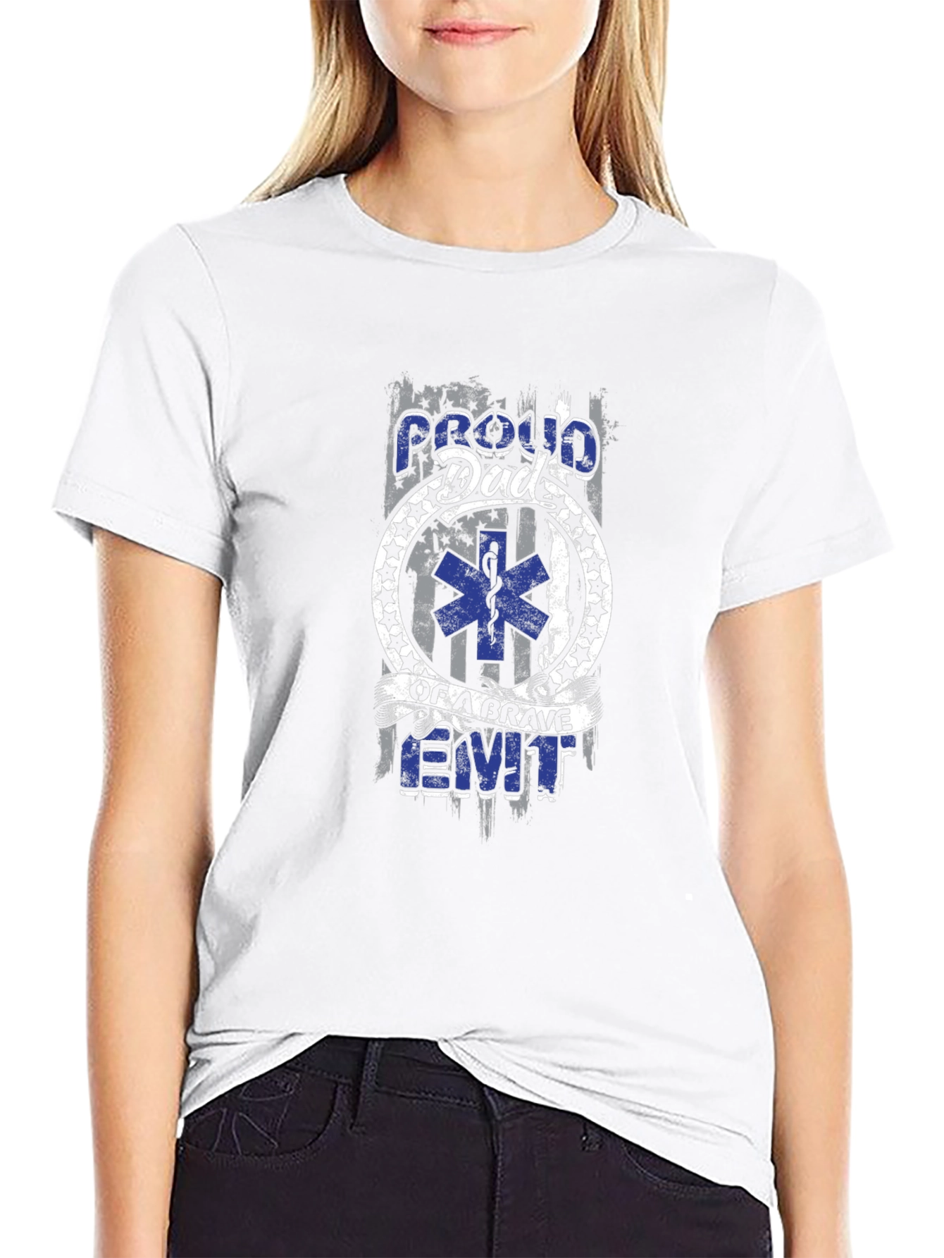 Proud Dad of a Brave EMT T-Shirt