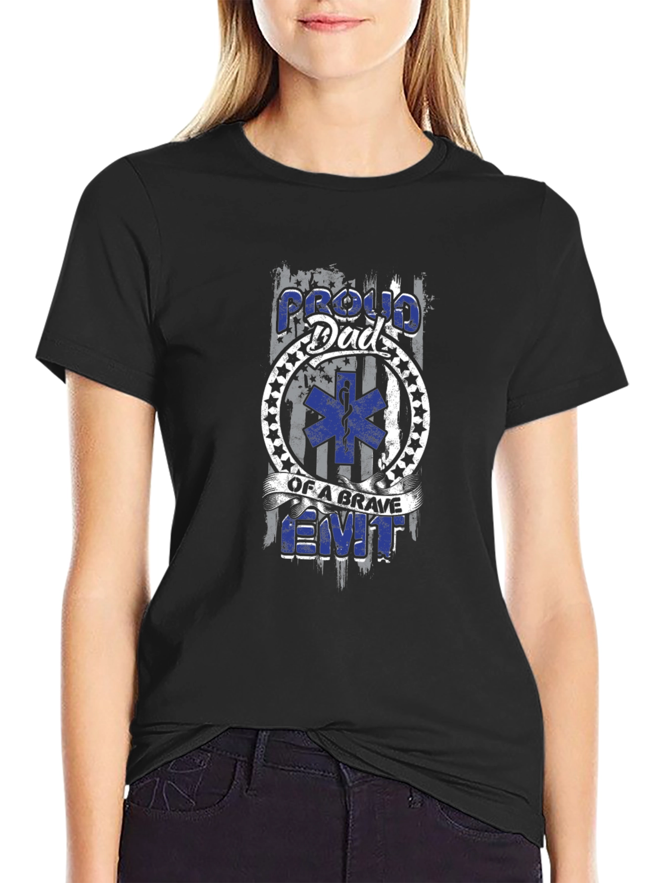 Proud Dad of a Brave EMT T-Shirt