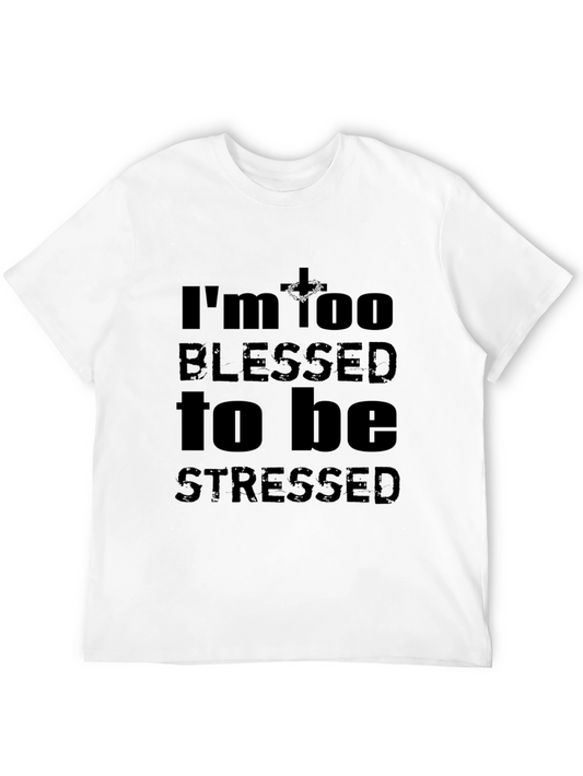 Blessed Tee: Stress-Free Christian T-Shirt