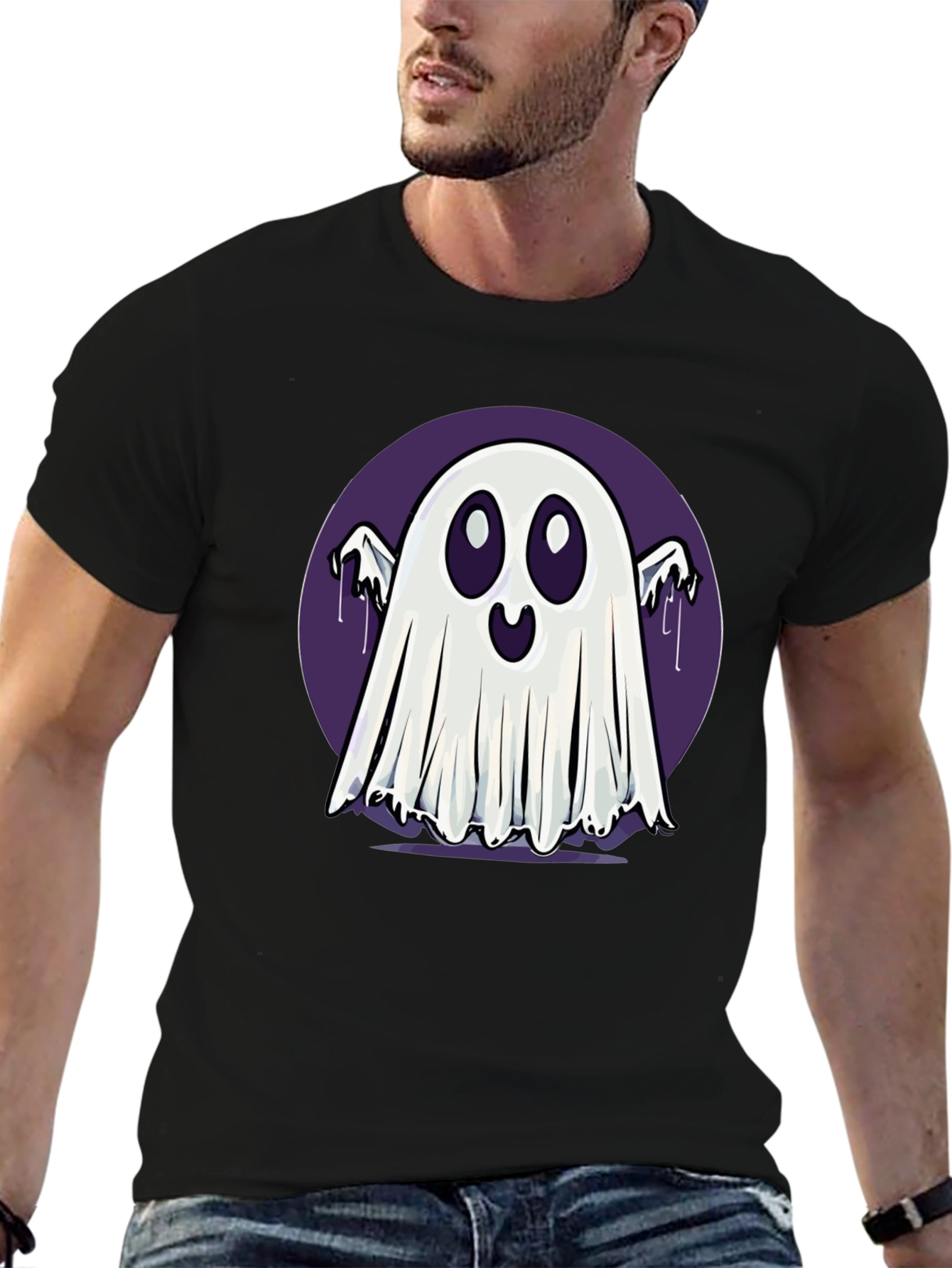 Spooky Cute Ghost T-Shirt - Halloween Apparel