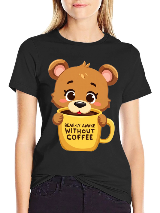 Bearly Awake Coffee T-Shirt
