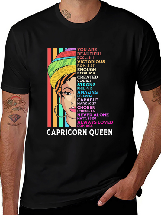 Capricorn Queen T-Shirt - You Are Beautiful Zodiac Tee