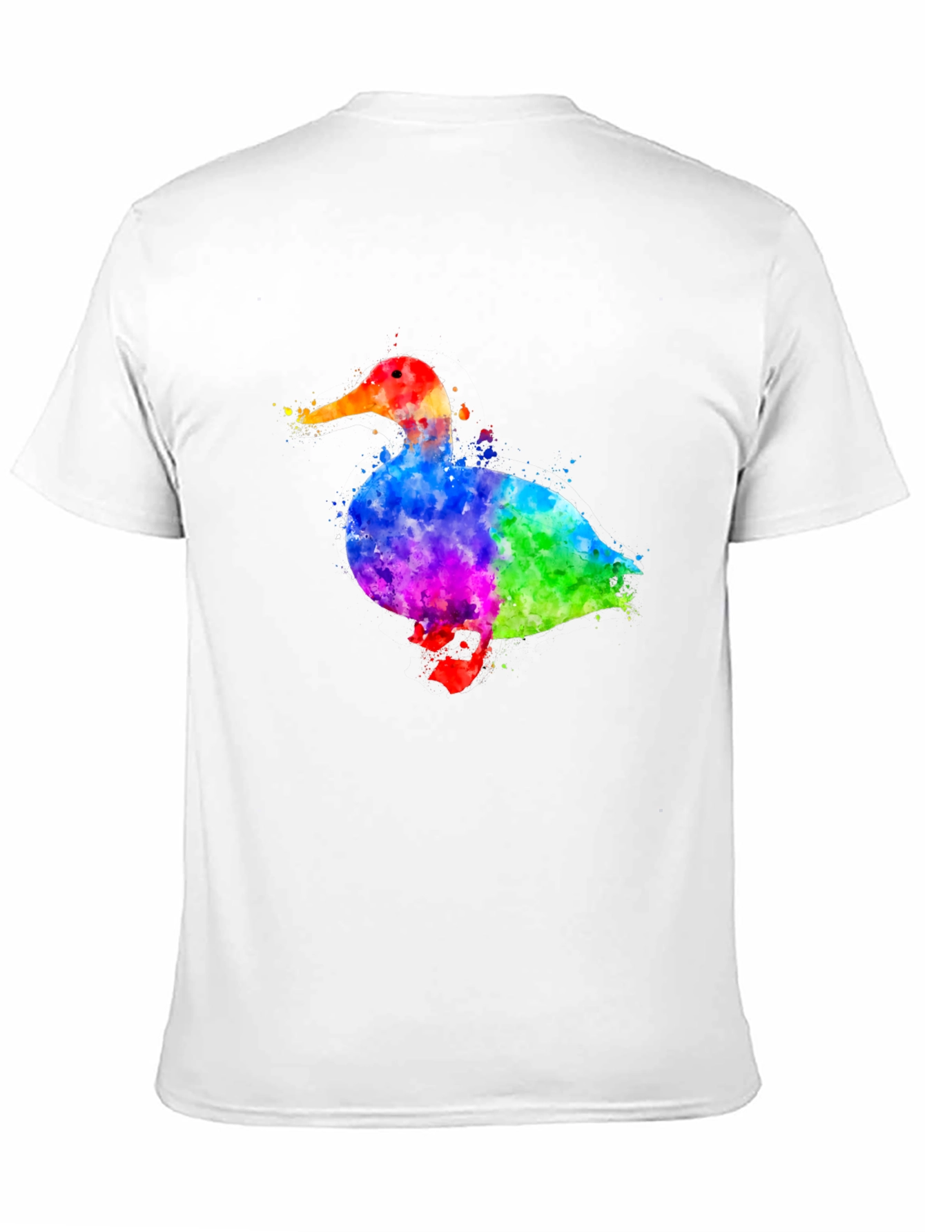 Watercolor Duck Graphic T-Shirt