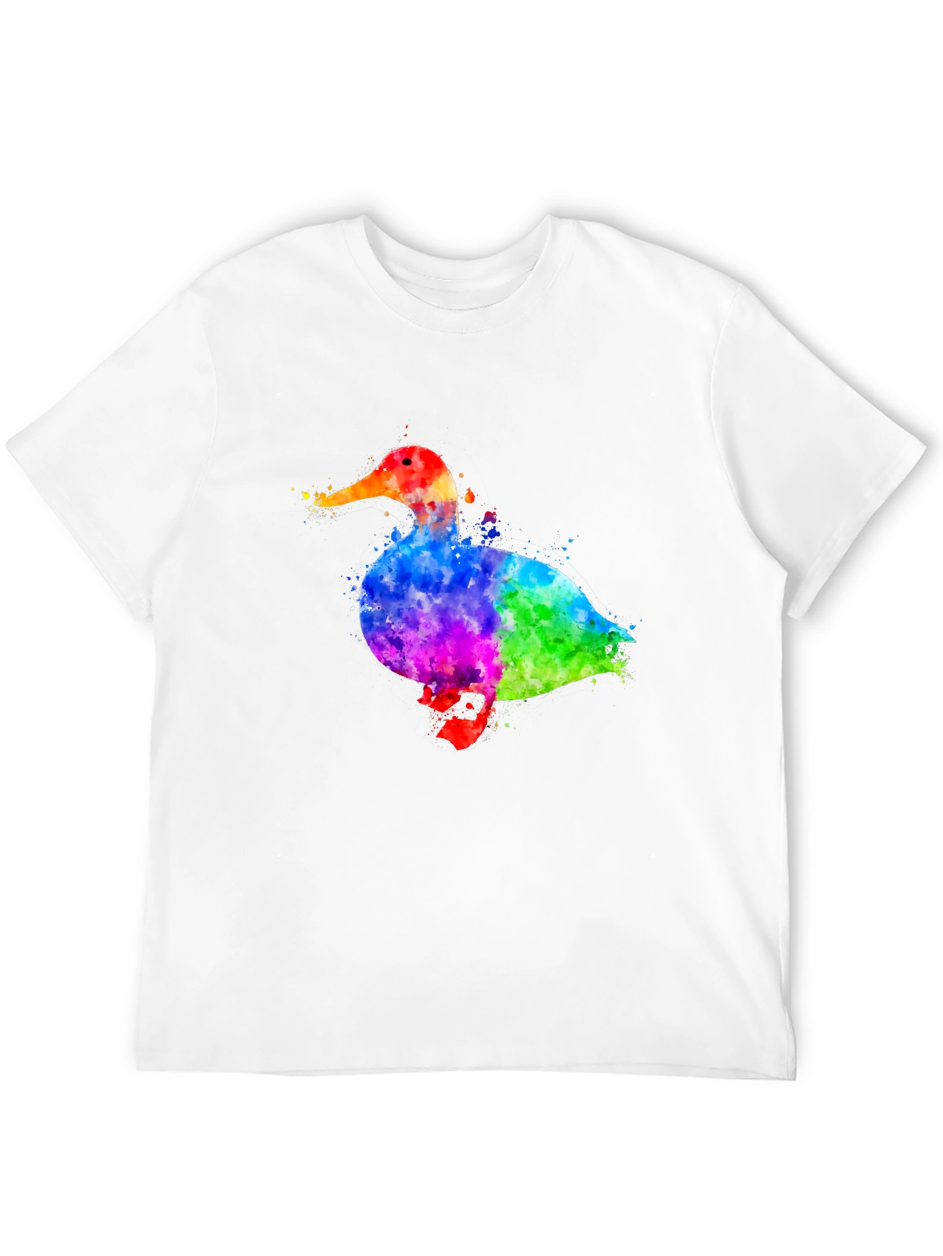 Watercolor Duck Graphic T-Shirt
