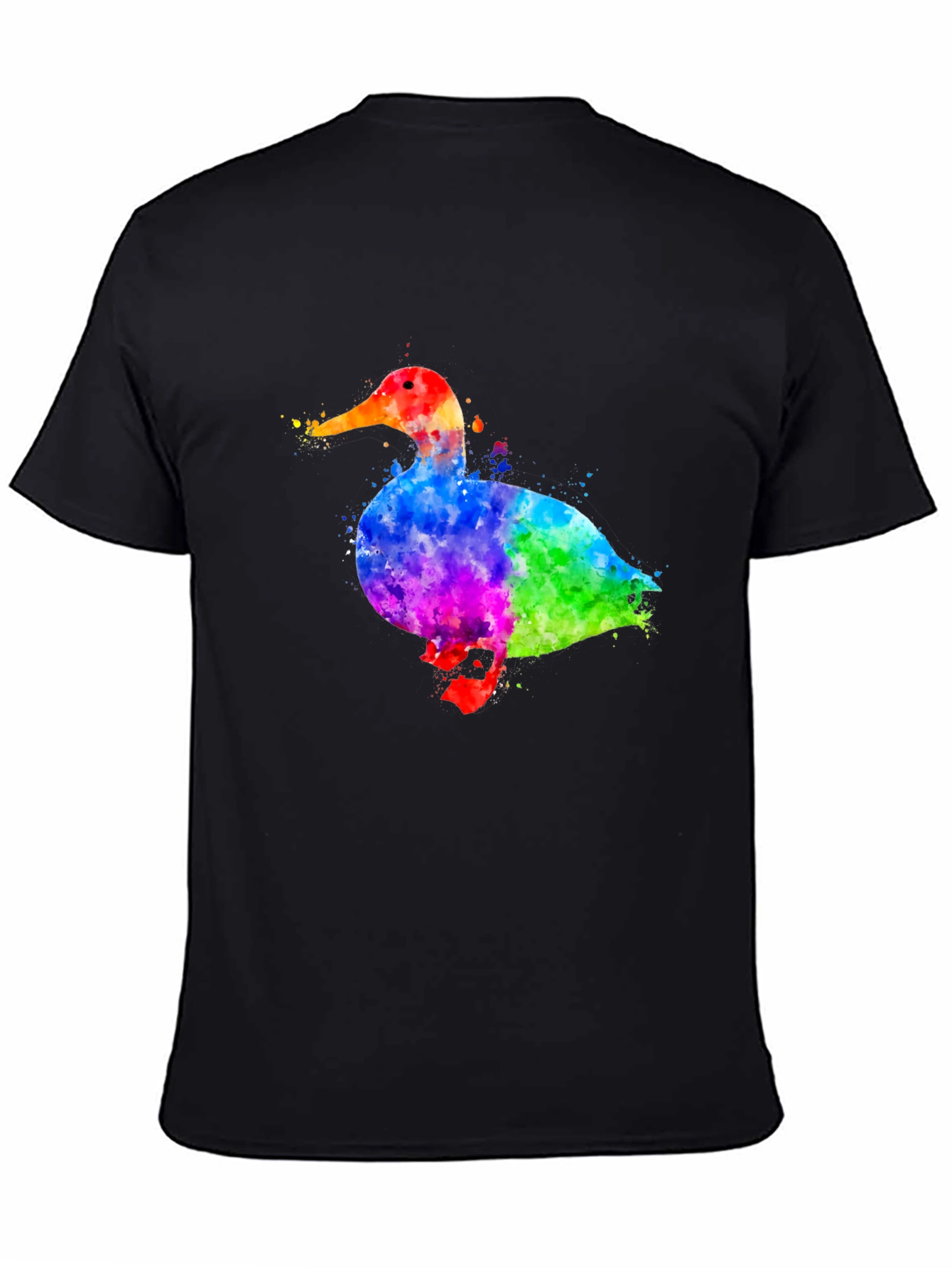 Watercolor Duck Graphic T-Shirt