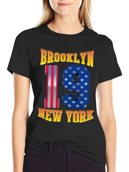 Brooklyn New York Black Graphic Tee