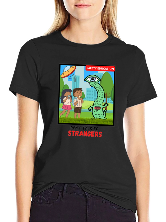 Safety Education Tee: Dont Talk to Strangers