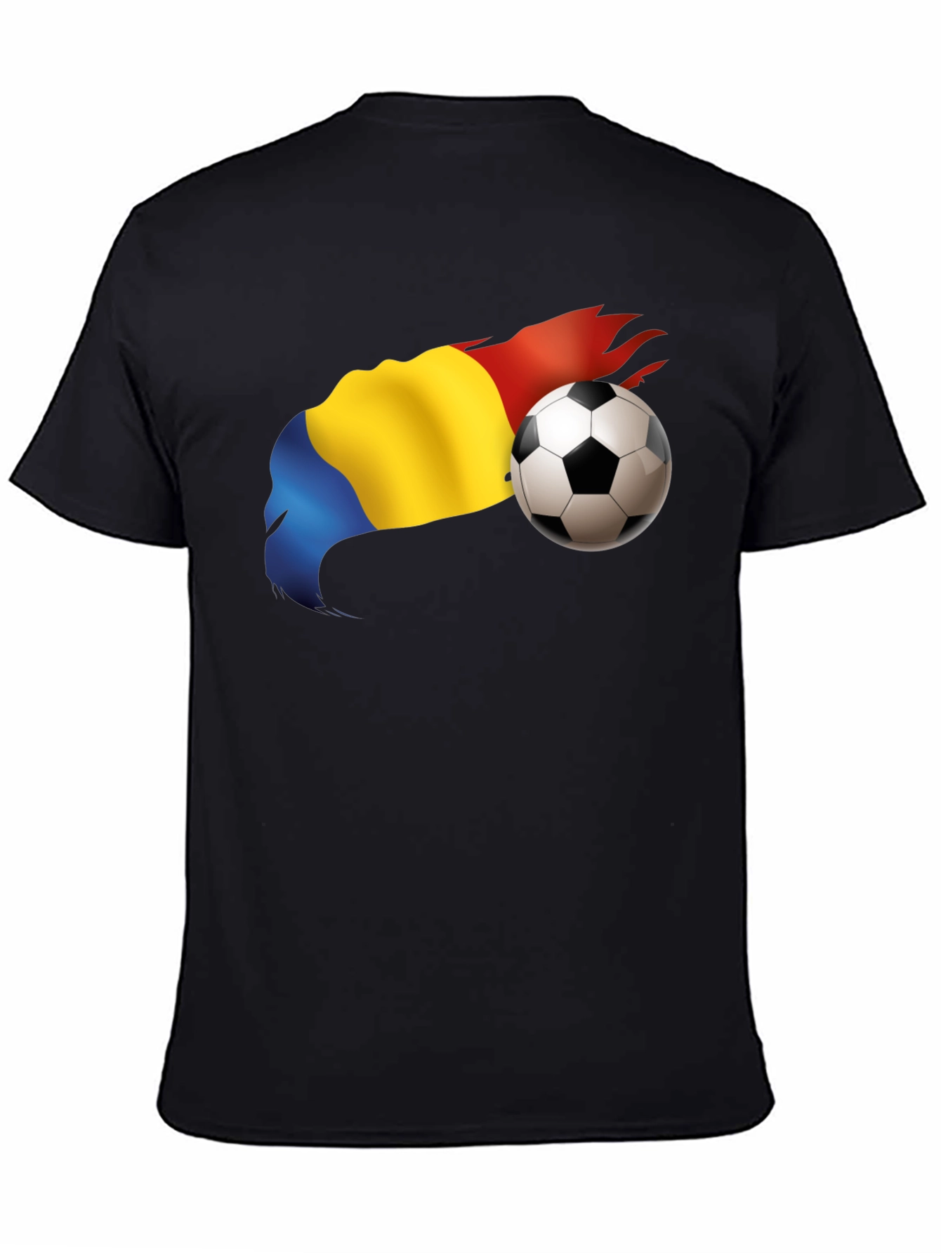 Romania Flag Soccer T-Shirt