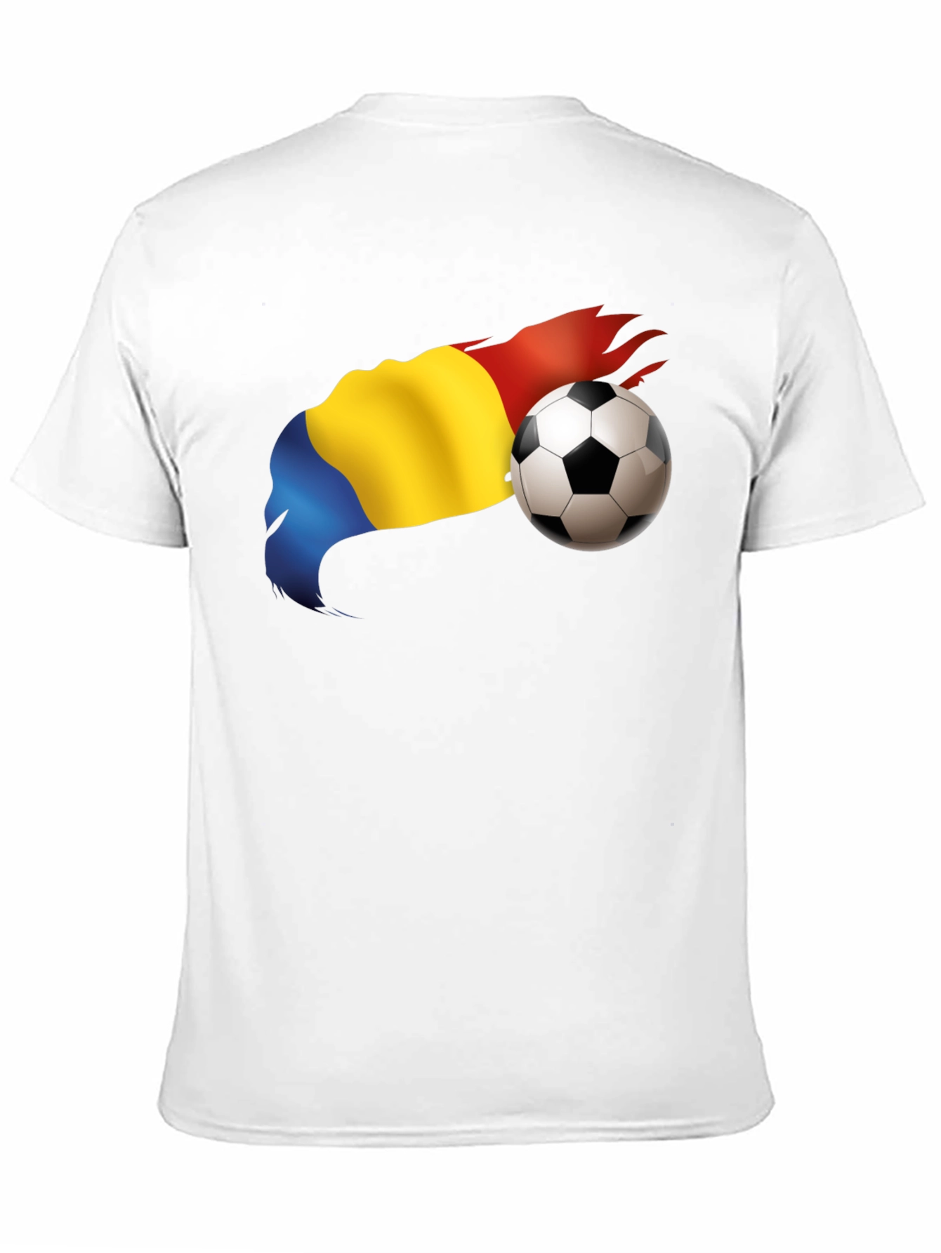 Romania Flag Soccer T-Shirt