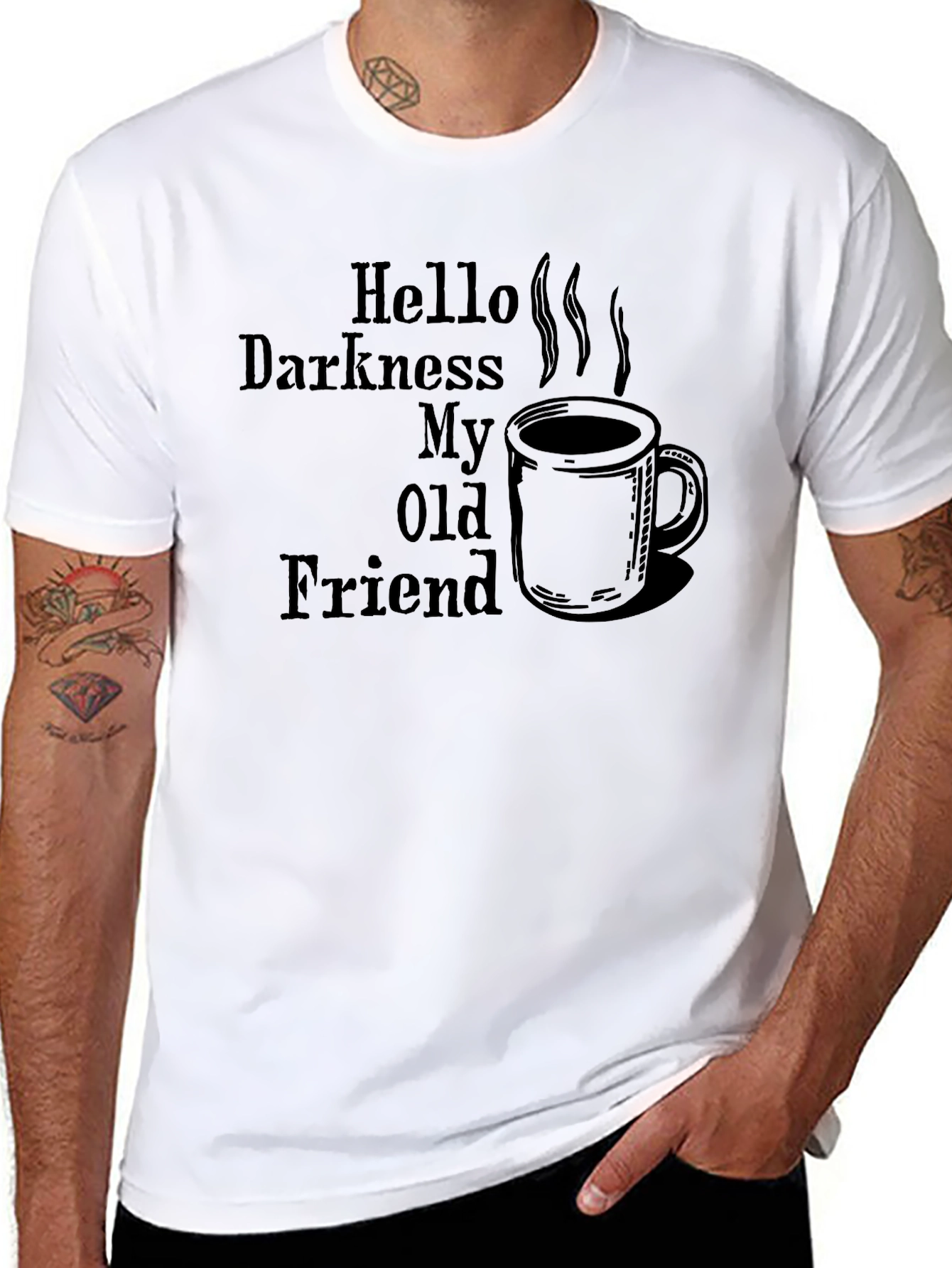 Hello Darkness My Old Friend Coffee T-Shirt