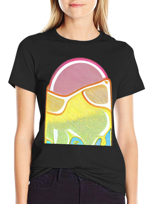 Abstract Citrus Graphic Tee