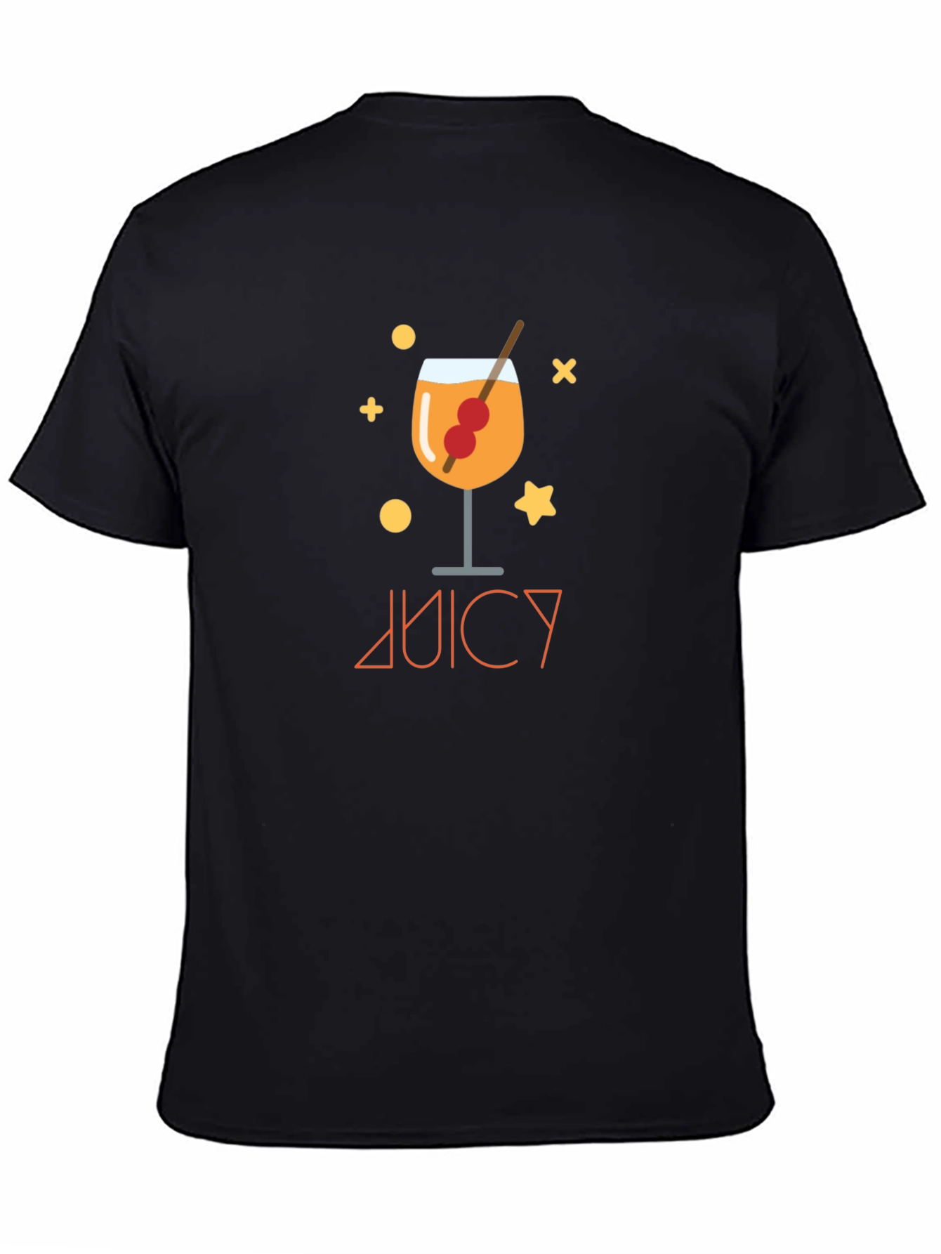 Juicy Cocktail Graphic Black T-Shirt