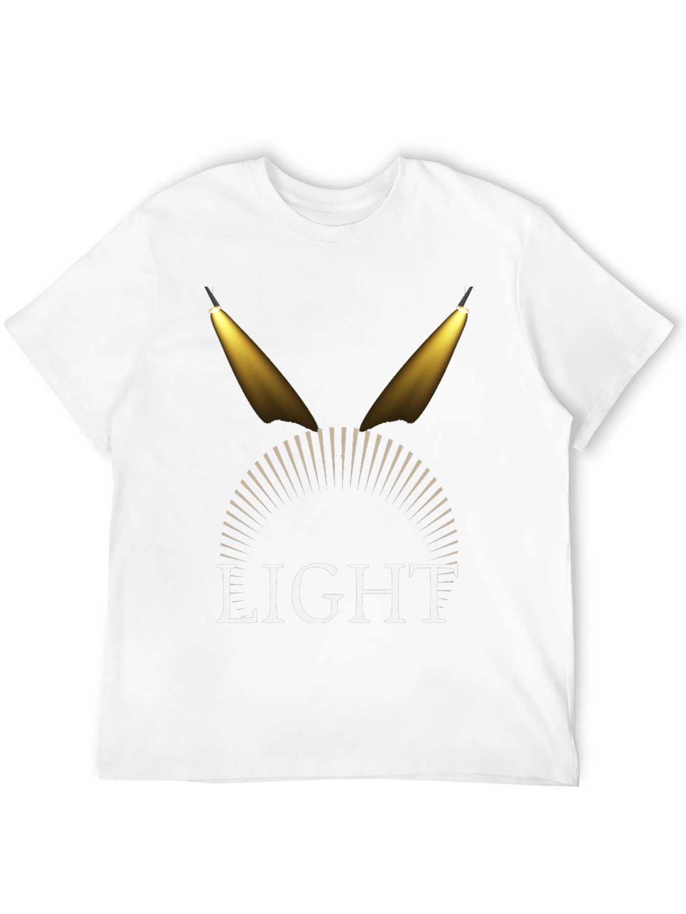 Spotlight Graphic Tee - Stylish Mens Black T-Shirt